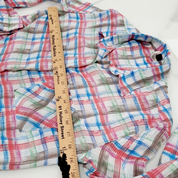 SALE❌️ Free People We the Free Tie Front Button Down Shirt - Picture 12 of 17